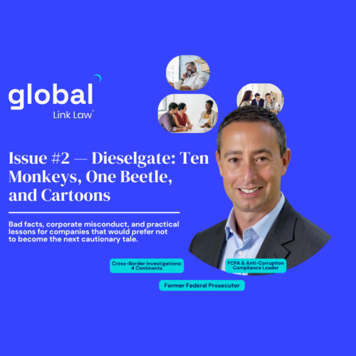Not Good: Bad Acts, BIG Costs   Issue #2 — Dieselgate: Ten Monkeys, One Beetle, and Cartoons