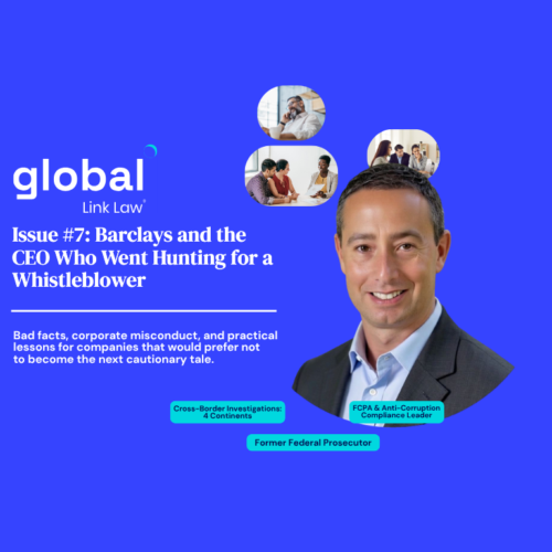 Issue #7: Barclays and the CEO Who Went Hunting for a Whistleblower